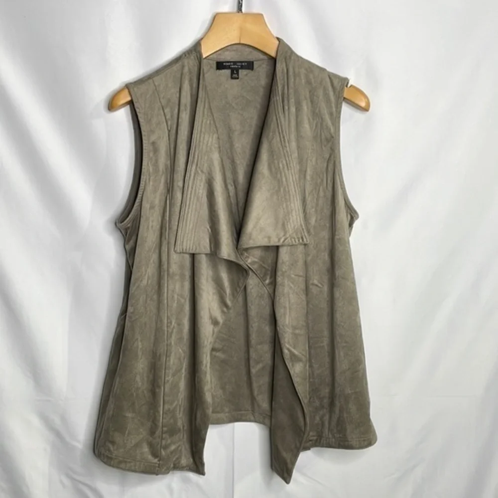 Romeo and Juliet micro suede vest